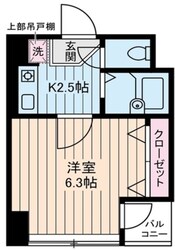 アベニール曙橋の物件間取画像